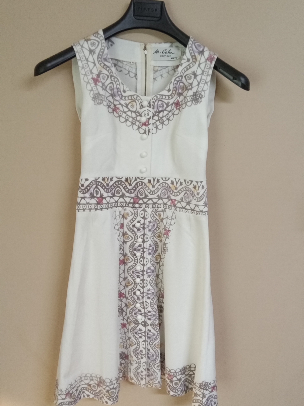 Early 1960s Printed Shift Dress
